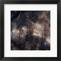 Framed IC 5068, a faint emission nebula located in the Constellation Cygnus