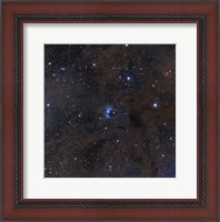Framed bright star VdB 16, dust and nebulosity in the Constellation Aries