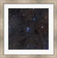 Framed bright star VdB 16, dust and nebulosity in the Constellation Aries