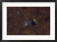 Framed NGC 6520, an open cluster in the Constellation Sagittarius