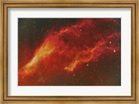 Framed NGC 1499, the California Nebula in the Constellation Perseus
