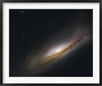 Framed NGC 3190, a spiral galaxy in the Constellation Leo