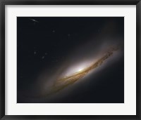 Framed NGC 3190, a spiral galaxy in the Constellation Leo