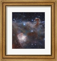 Framed star-forming region NGC 2024 in the Constellation Orion