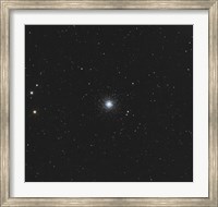 Framed Messier 53, globular cluster in the Coma Berenices Constellation