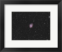 Framed Crab Nebula, a supernova remnant in the Constellation of Taurus