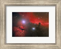 Framed Horsehead Nebula in the Constellation Orion