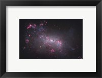 Framed NGC 4449, an irregular galaxy in the Constellation Canes Venatici