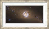 Framed NGC 1097, a barred spiral galaxy in the Constellation Fornax
