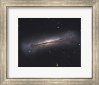 Framed NGC 3628, an unbarred spiral galaxy in the Constellation Leo
