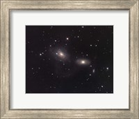 Framed Galaxies NGC 3166 and NGC 3169 in the Constellation Sextans
