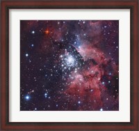 Framed NGC 3603, a giant H-II region in the Constellation Carina