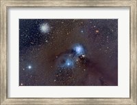 Framed Corona Australis, a Constellation in the Southern Hemisphere