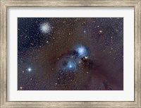 Framed Corona Australis, a Constellation in the Southern Hemisphere