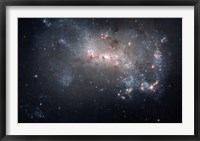 Framed Magellanic dwarf irregular galaxy NGC 4449 in the Constellation Canes Venatici