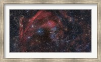 Framed Large complex of dust and gas in the Constellations Lacerta and Pegasus