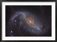 Framed Barred spiral galaxy NGC 1672 in the Constellation Dorado