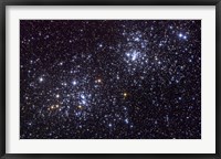 Framed NGC 884, an open cluster, in the Constellation of Perseus