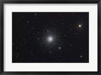 Framed Messier 3, a globular cluster in the Constellation Canes Venatici