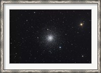 Framed Messier 3, a globular cluster in the Constellation Canes Venatici