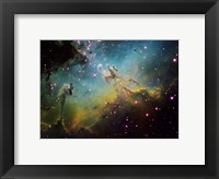 Framed M16 the Eagle Nebula