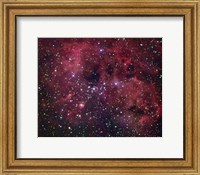 Framed IC 410 emission Nebula in Auriga
