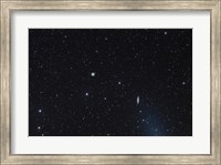 Framed M108 galaxy and M97 Owl Nebula