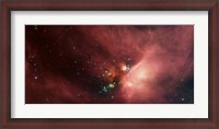 Framed Rho Ophiuchi Nebula