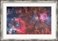 Framed Widefield view of Orion Nebula and Horsehead Nebula