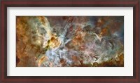 Framed Central region of the Carina Nebula