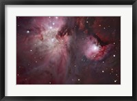 Framed view of the Trapezium region, which lies in the heart of the Orion Nebula