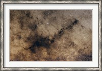 Framed dark Nebula against the Milky Way