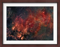Framed Widefield view of the Crescent Nebula