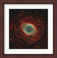 Framed Messier 57, the Ring Nebula