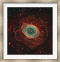 Framed Messier 57, the Ring Nebula
