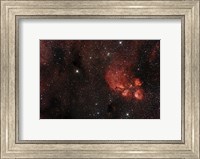 Framed Cat's Paw Nebula in Scorpius