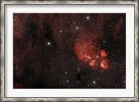 Framed Cat's Paw Nebula in Scorpius