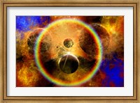 Framed Creation of new star systems within a vast Gaseous Nebula