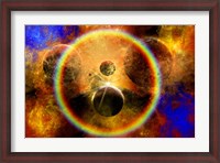 Framed Creation of new star systems within a vast Gaseous Nebula