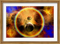 Framed Creation of new star systems within a vast Gaseous Nebula