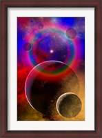 Framed New planets and solar systems forming within a Gaseous Nebula