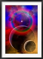 Framed New planets and solar systems forming within a Gaseous Nebula