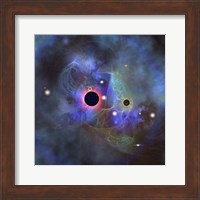 Framed Beautiful stars, black holes and Nebulae