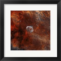 Framed Crescent Nebula with Soap-Bubble Nebula II