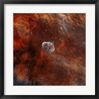 Framed Crescent Nebula with Soap-Bubble Nebula II