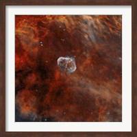 Framed Crescent Nebula with Soap-Bubble Nebula II