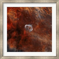 Framed Crescent Nebula with Soap-Bubble Nebula II