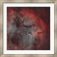 Framed IC 1396, The Elephant Trunk Nebula