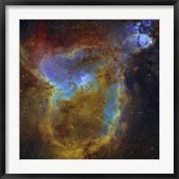 Framed IC 1805, the Heart Nebula I