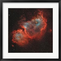 Framed IC 1848, the Soul Nebula